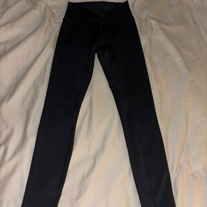 Alo Black 7/8 High-Waist Airbrush Legging